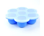 Silicone Egg Bites Molds, Reusable Baby Food Storage Container and Freezer Tray with Lid for Homemade Baby Food