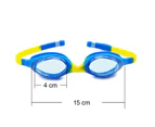 Kids Swim Goggles, Pack of 1 Swimming Goggles for Children Teens, Anti-Fog Anti-UV Youth Swim Glasses Leak Proof