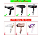 Hot Air Diffuser Hair Dryer Folding Fan Cover Silicone For Curly Hair, Gentle Drying, Defined Curls Without Frizz