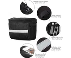 Bicycle Handlebar Bag Insulated Front Pocket Handlebar Bag Basket Pannier Cooler Bag Mtb Front Handle Bag