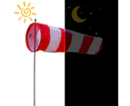 2 Pcs Weather Vane Outdoor Hanging Rip-Stop Wind Sock Rotating Windsock External Anemometer Package Bag Type Rotary Windsock—80Cm
