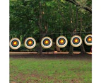 Feelglad Straw Archery Target, Traditional Hand-Made Solid Outdoor Shooting Bows Shooting Darts Ancient Grass Target 50*50*5Cm