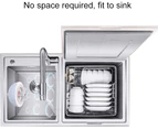 Mini Dishwashers, Multifunction Dishwashers Household Usb Mini Ultrasonic Portable Household Fruit And Vegetable Cleaner