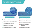 6pcs Replacement Microfiber Cleaning Pads For Bona Wet&Dry Mop, 18 Inch, Washable & Reusable Refills Bona Fiber Mop