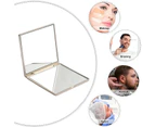 Fashion Compact Cosmetic Mirror, Makeup Mirror, Small Compact Mirror, Folding Portable Double-Sided Makeup Mirror