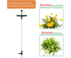 Weed Puller, Stand Up Weeder Hand Tool, Long Handle Garden Weeding Tool With 3 Claws, Hand Weed Hound Weed Puller