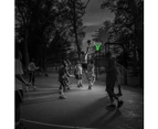Basketball Rim Net Outdoor Sports Glow In The Dark Nylon Basketball Hoop Net All Weather Thick Standard Basketball Net