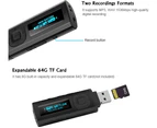 USB MP3 Player Bluetooth 4.0 8Gb Music Player With Editing Portable Hifi Lossless Music Mp3 Player Mini Walkman