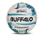 Buffalo Sports  International Pro Netball - White/Teal/Purple