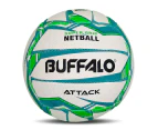 Buffalo Sports Attack Pro Netball - White/Green