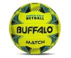 Buffalo Sports Match Pro Netball - White/Purple/Sky