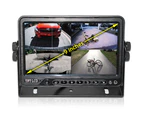 Elinz 9" DVR Monitor 4CH Realtime with 3 Cameras Package