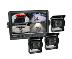 Elinz 7" DVR Monitor 4CH Realtime with 3 Camera Package