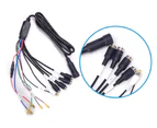 Elinz Power Harness for DVR9N Monitor 12V 24V 4 AV Inputs Bus Truck Caravan