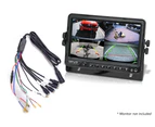 Elinz Power Harness for DVR9N Monitor 12V 24V 4 AV Inputs Bus Truck Caravan