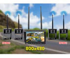 Elinz Wireless 7" Quad Monitor DVR 2x Reversing Camera Package