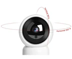 Elinz Smart Auto Tracking WiFi IP Security Camera 1080P HD Wireless Pan Tilt CCTV White