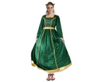 Adult Shrek Ogre Princess Fiona Costume Dress Up Book Week Party - Green