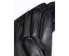 Dents Men's Unlined Leather Driving Gloves worn by Daniel Craig - Black