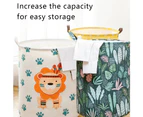 Large Storage Baskets,Waterproof Laundry Baskets,Collapsible for Storage Bin for Kids Room,Toy Organizer 40*30cm style2