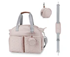 Baby Diaper Bag Tote Travel Nappy Bag,Pink