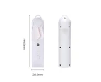Rechargeable 2 In 1 Mini Fan Steamer Facial Humidifier Face Mister Spray Cooling Portable Small Air Humidifier Spray Fan - White