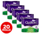 5 x 4pk Quilton 3-Ply Double Length Toilet Paper Rolls