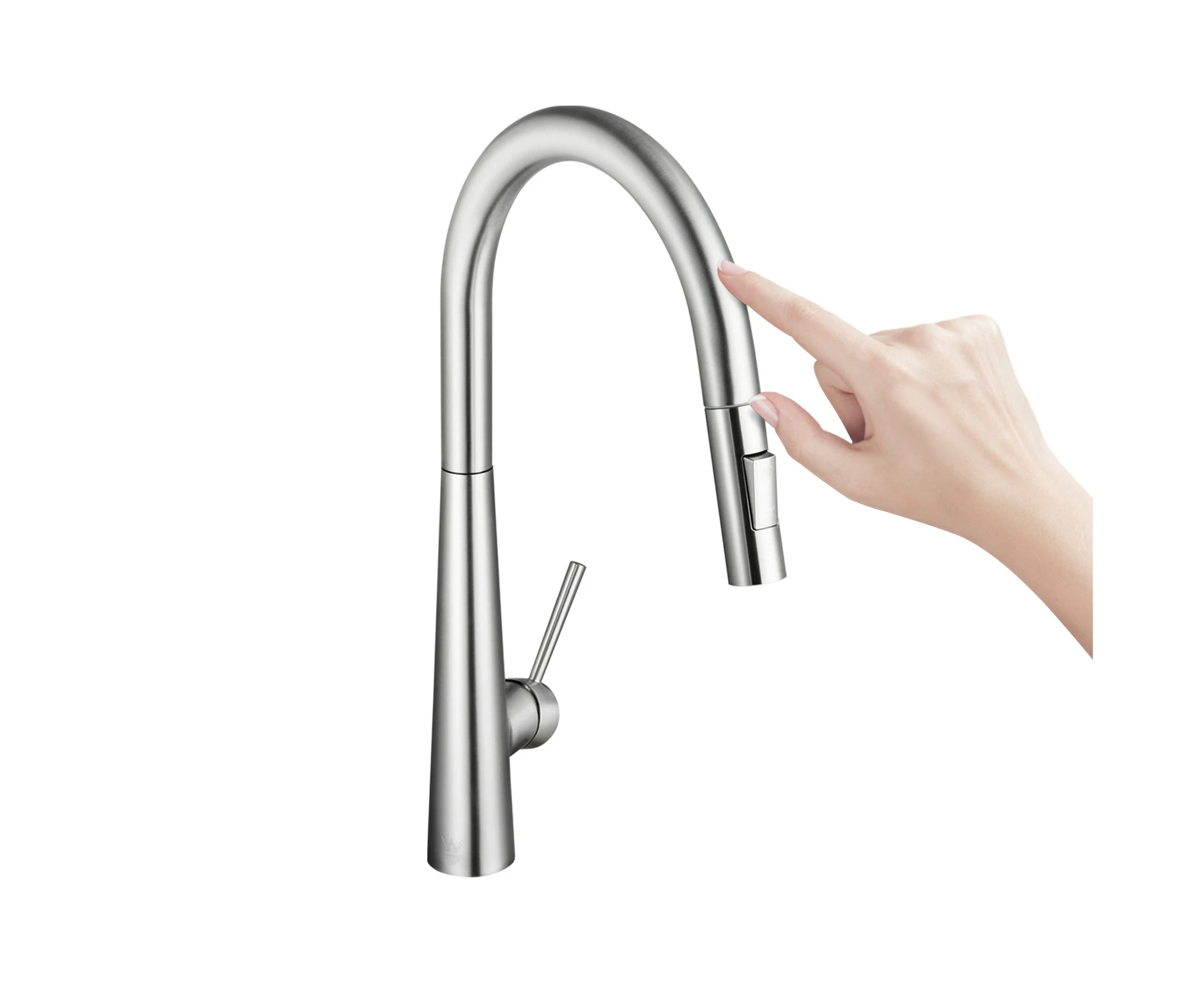 Pull Out Tap Kitchen Sink Mixer Tap Touch Sensor Spout Laundry Kitchen Bar Sink Faucets Brushed