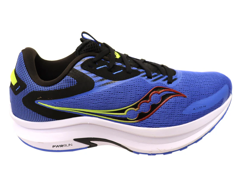 Saucony Mens Axon 2 Comfortable Cushioned Athletic Shoes - Blue