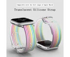 Strapmall Jelly Silicone Sports iWatch Band for Apple Watch Series 8/7/6/5/4/3/2/1/SE-09