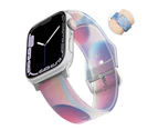 Strapmall Jelly Silicone Sports iWatch Band for Apple Watch Series 8/7/6/5/4/3/2/1/SE-03