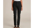 Target Alexa Straight High Rise Full Length Denim Jeans - Black
