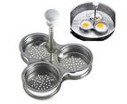 Egg Boiler Cooker Egg Steamer Handle Design Convenient Pot Cooking Kitchen Cooking Tool Kitchen Utensil Easy to Clean