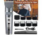 Professional Hair Clipper for Men Rechargeable Electric Razor Hair Trimmer Hair Cutting Machine Beard Trimmer Fast Charging - Green