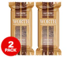 2 x Worth Oat Slice Dark Chocolate, Macadamias & Cocoa 70g