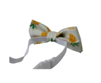 Boys Pineapple Fruit Patterned Bow Tie Cotton