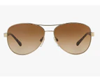 Burberry Sunglasses BE3080 114513 Gold Brown Brown Gradient