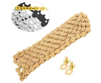 Vg Sports 9 Speed ​​Chain 9 Speed ​​Mountain Bike Chain 116 Links Bicycle Chain 1/2Inx11/128In Gold