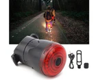 Durable Usb Charging Bicycle Warning Taillight Led Intelligent Brake Induction Bike Rear Light