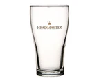 Crown Nucleated Headmaster Beer Conical Glasses 425ml