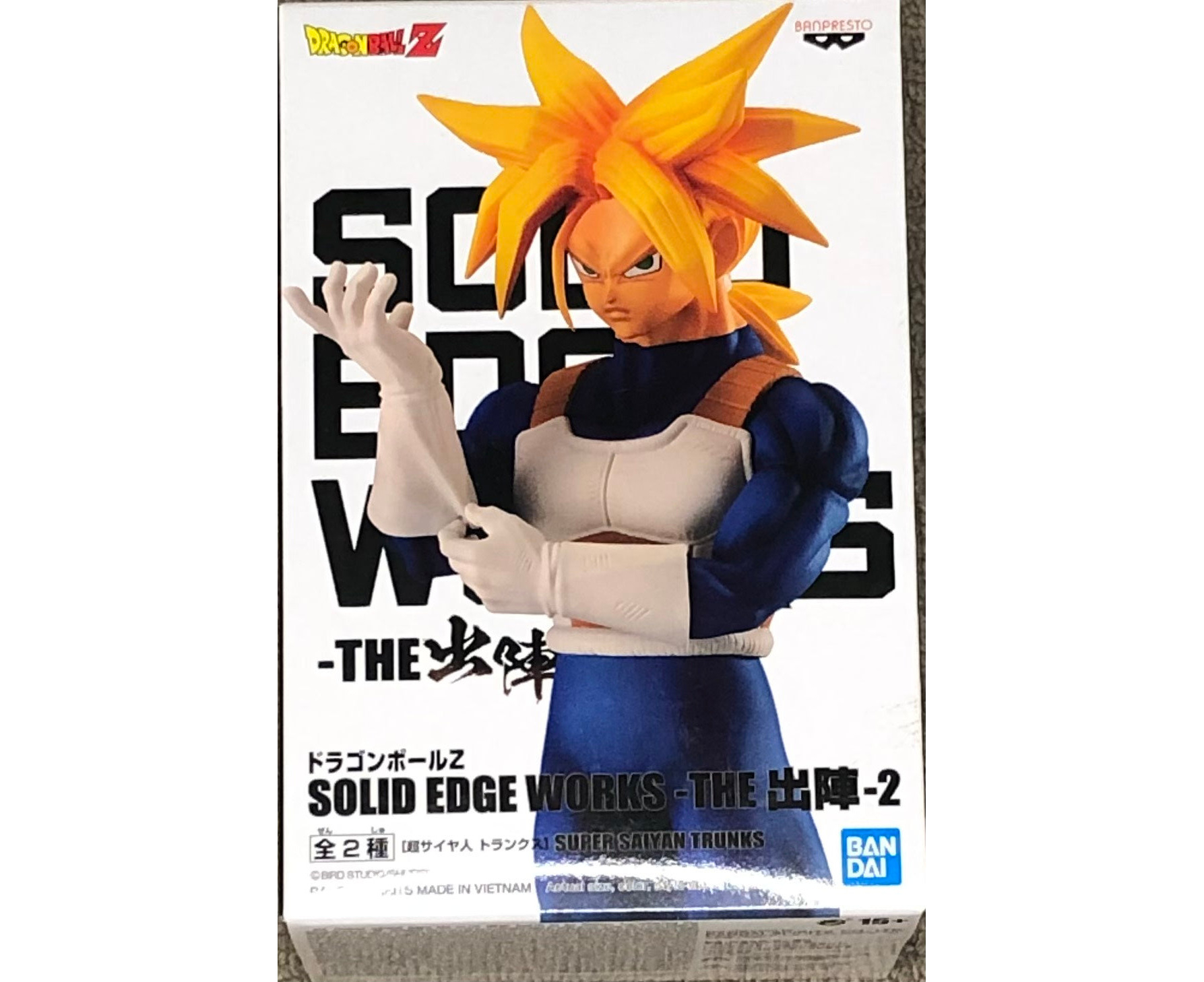 Banpresto - Figurine Dragon Ball Z - Trunks Solid Edge Works Vol