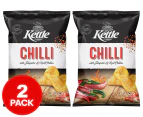 2 x Kettle Potato Chips Chilli 165g