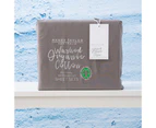 300TC 100 % Certified Organic Cotton Sheet Set by Renee Taylor | Premium Cotton Sheets | 10 Sizes - 8 Colours - Vapour
