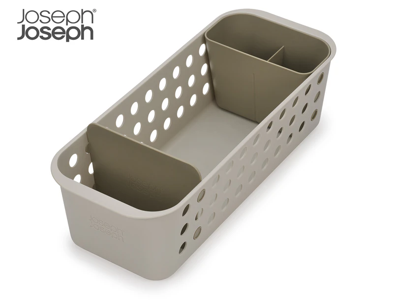 Joseph Joseph Slimline EasyStore Bathroom Storage Basket - Ecru