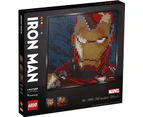 LEGO Art Marvel Studios Iron Man 31199 Building Kit for Adults (3,167 Pieces)