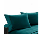 400TC Bamboo Cotton Fitted Sheet and Pillowcase Set, Bamboo Sheets MQ MK | 7 Sizes - 4 Colours - Teal