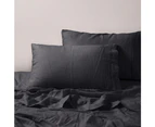 Luxore Premium Collection 100% European Flax Linen Sheet Set | 6 Sizes - 8 Colours - Deep Blue