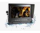 Elinz Waterproof 7" Monitor HD 12V/24V Reversing CCD Camera Vehicle Truck Caravan Boat