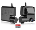 Elinz 4G Dual Dash Cam Car Camera DVR Full HD 1080P G-Sensor Android 5.1 WiFi Parking Monitor GPS Tracker 32GB
