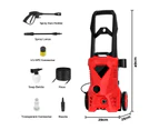 Advwin 2000W 3500PSI Electric High Pressure Washer 5M Hose Red